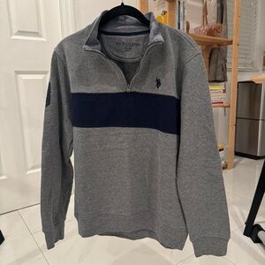 Vintage Polo 3/4 Zip Collared Sweater